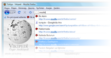 location-bar location bar 375x197 Firefox 3.0.1 Geçtiğimiz ay içinde güncellendi. Resim